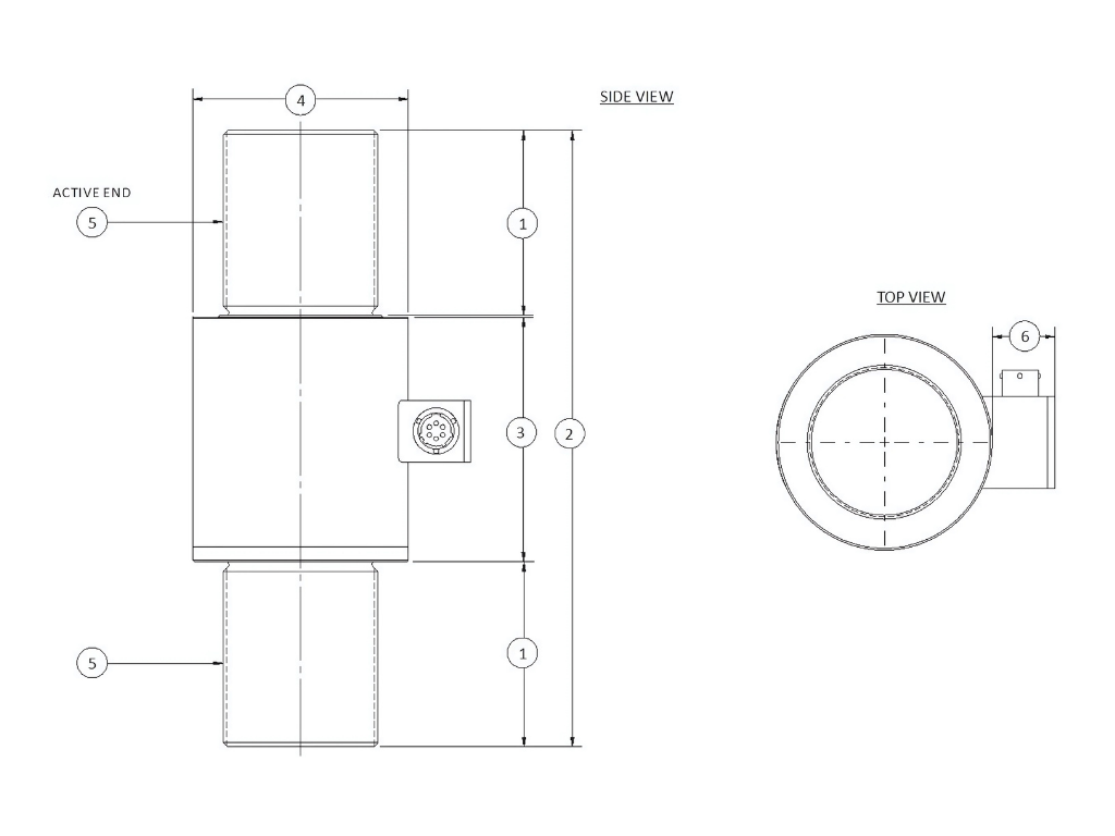 Rod End Dimension Diagram