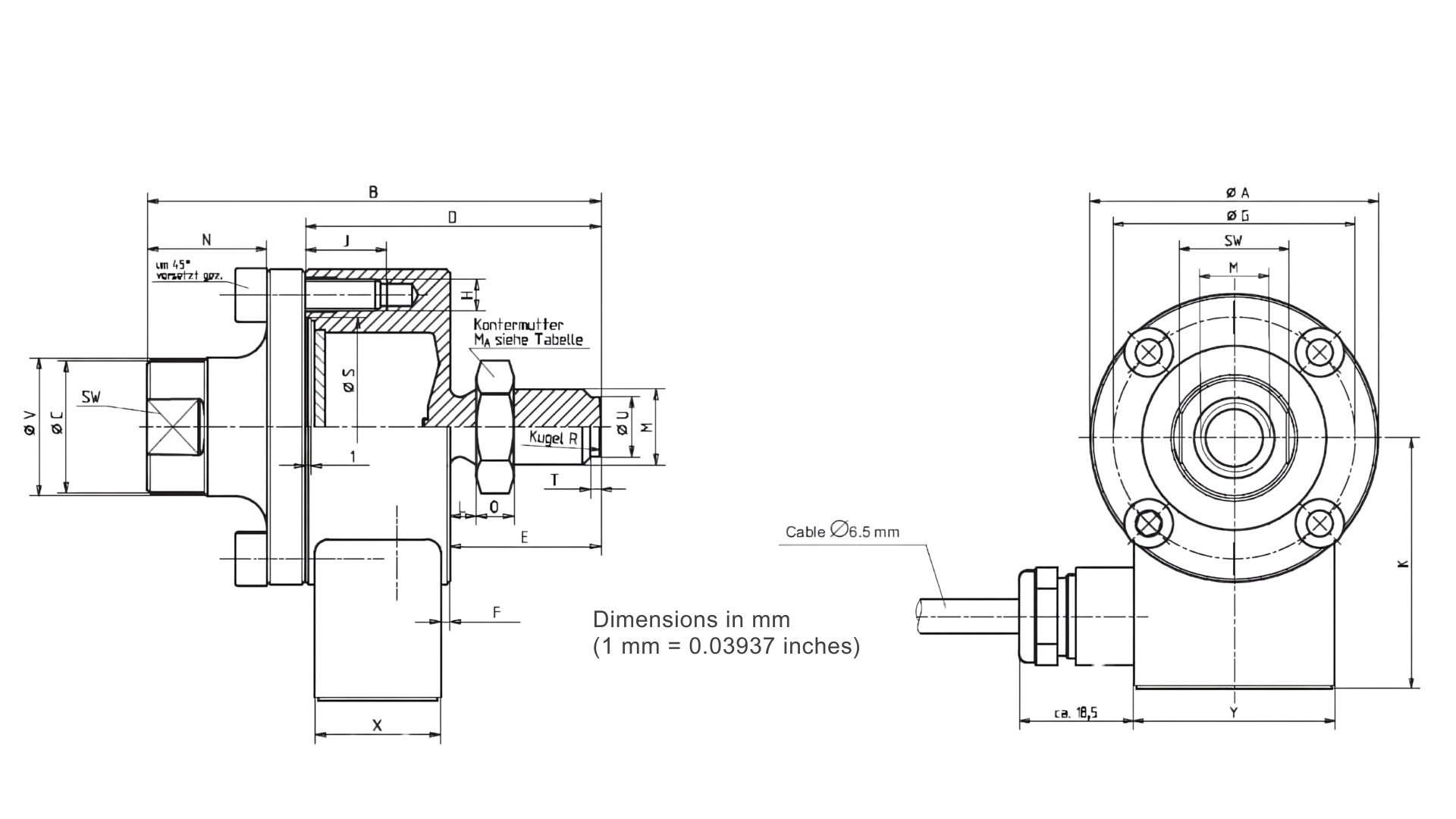 SreeKa U2B Dimension Diagram