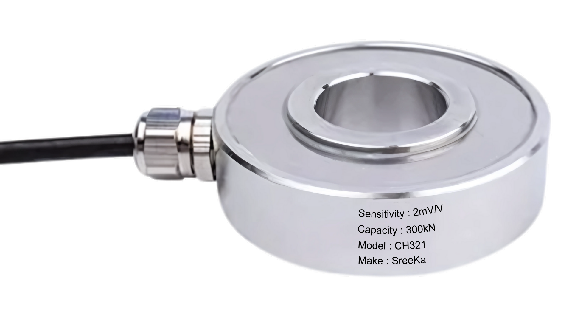 Center Hole Load Cell for Through-Bolt Force Measurement – Sree Karuviyiyal